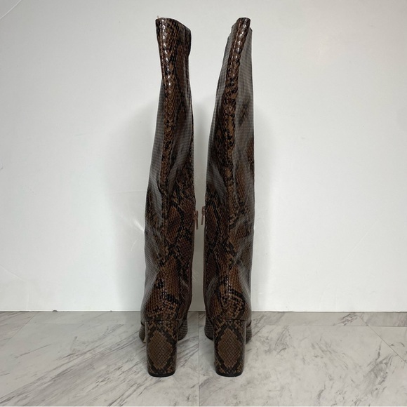 New! 14th & Union Jarden Snake Print Knee High Boot 5.5 - Picture 3 of 12